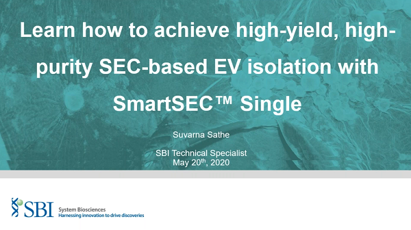 Easy SEC-based EV isolation with high yields in just one fraction